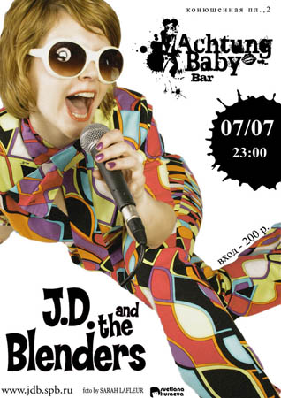 J.D.&The Blenders в клубе Achtung Baby